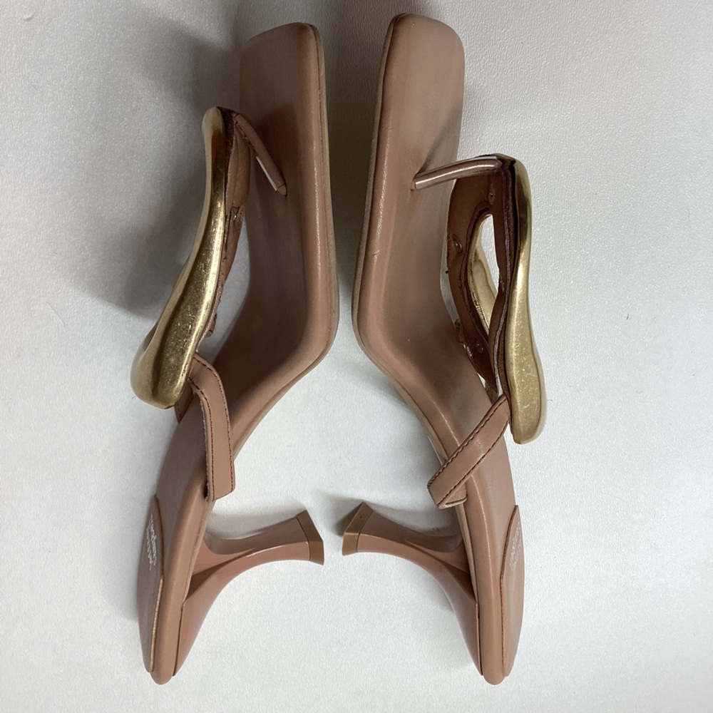 Jeffrey Campbell Linq Up 60mm leather heeled sandals - Picture 8 of 14